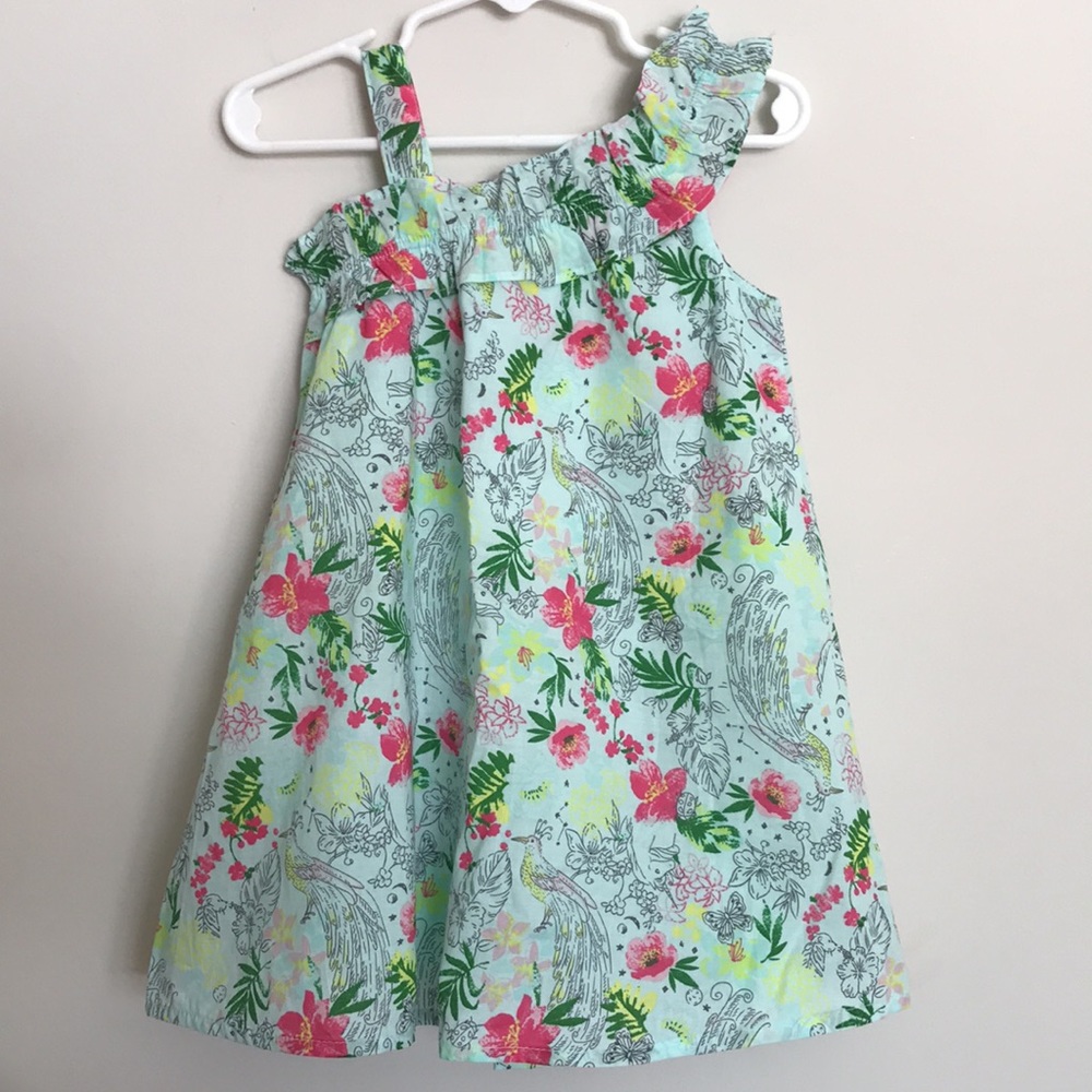 Tommy Bahama girl Floral Tropical print summer dress. - Picture 4 of 7